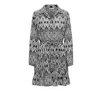 ONLY Abito camicia 'ONLLUMINA' nero / bianco Donna ONLY 38