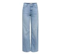 ONLY Onlmaddie-O HW Wide DNM Tai277 Noos, Media Blu Denim, S Donna
