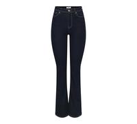 ONLY Onlmade HW Skinny Flared DNM, Blu Jeans Scuro, (XL) W x 34L Donna