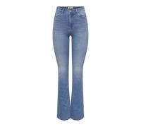 ONLY Onlmade HW Skinny Flared DNM, Mix Blu Chiaro, XS x 30L Donna
