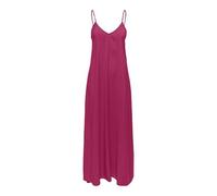 Only Onlmadeli Oaklyn Strap Long Dress Wvn Abito Lungo, Sangria, L Donna