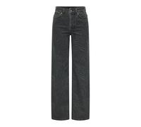 ONLY Onlmadison Blush Zebra HW Wideleg DNM, Grigio Denim, (XL) W x 32L Donna