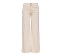 ONLY Onlmadison LW Wide Pant CC Pnt, Farina d'avena, (M) W x 32L Donna