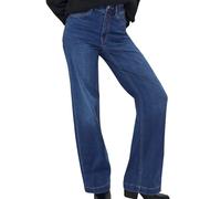 ONLY Onlmadison-Royal HW Wide DNM BF Gua, Blu Jeans Scuro, (S) W x 32L