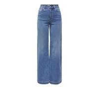 ONLY Onlmadison Royal HW Wide DNM BF Gua, Media Blu Denim, (S) W x 32L Donna