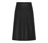 ONLY Onlmagga Otw-Gonna in Finta Pelle, Nero, X-Small Donna