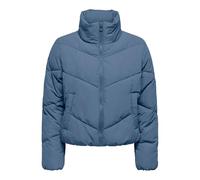 ONLY ONLMaggi Life - Giacca trapuntata corta da donna, con colletto alto, Coronet Blue., S