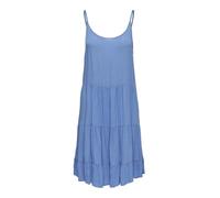 Only Onlmaj Life S/L AOP Short Dress Wvn Noos Vestito, Navy, XS Donna