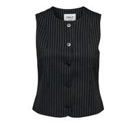 ONLY Onlmalena-Reina Waistcoat Tlr, Nero, 44