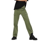 ONLY ONLMALFY HW Cargo Pant Pnt Pantaloni, Kalamata, L / 32L Donna
