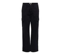 Only Onlmalfy HW Cargo Pant Pnt Pantaloni, Nero, (XS) W x 32L Donna