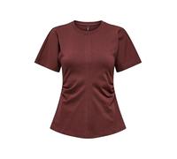 ONLY Onlmarie Life S/S Ruching Top Jrs Noos, Rum e uvetta, S