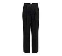 ONLY Onlmathilde HW Wide Pant TLR Pantaloni, Nero, 34W x 32L Donna