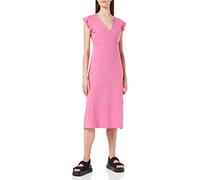 Only Onlmay - Abito Longuette da Donna, Taglia L, Super Rosa., XS