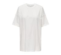ONLY Onlmay Life S/S Oversize Top Cs Jrs T-shirt, Donna, Bianco (Ballerino Di Nuvola), M
