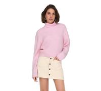 ONLY Onlmelanie L/S Rollneck Pullover Knt Maglione Lavorato a Maglia, Colore: Rosa, S Donna