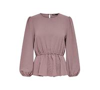 ONLY Onlmette DAR L/S-Top Noos Wvn Maglia a Maniche Lunghe, Mirtillo, 3XL Donna