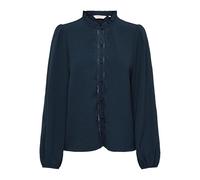 ONLY Onlmette Life LS Loose Lace Top Wvn, Blazer Blu Marine, S Donna