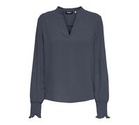 Only Onlmette V-Neck LS Smock Top Noos Wvn, Ombre Blu, XS
