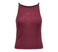 ONLY Onlmiami SL Strap Top CC Knt da Donna, Rosso - Ruby Wine, M