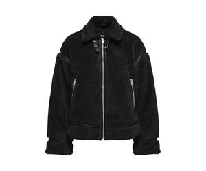 ONLY Onlmichelle-Giacca Teddy Otw, Nero, M Donna