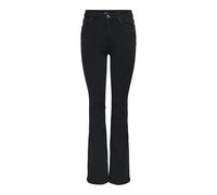 ONLY Onlmila HW Flared DNM BF Bj719, Blue Black Denim, 28W x 30L Donna