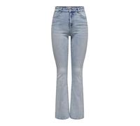 ONLY Onlmila HW Flared DNM Bj837 Noos Jeans Fit, Mix Blu Chiaro, 26W x 30L Donna