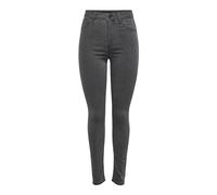 ONLY Onlmila-Iris HW Lank SK Leg DNM Pimbox Jeans, Grigio Denim, XS x 30L Donna