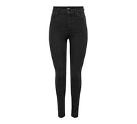 ONLY ONLMILA-Iris HW LANK SK Leg DNM PIMBOX Jeans, Washed Black, S / 30L Donna