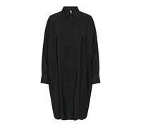 ONLY Onlmila Life L/S Oversize Shirtdress PTM Vestito, Nero, M Donna