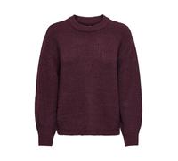 ONLY Onlmilouz LS Rib Maglione Knt Nca, Cioccolato decadente, S