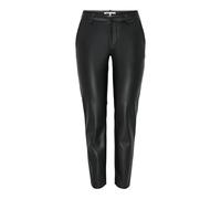ONLY Onlmiri Life MW Faux Lea Cigarette Pnt Pantaloni, Phantom, (M) W x 32L Donna