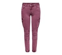 Only ONLMISSOURI Reg Ank Cargo Pnt Noos, Pantaloni Cargo da Donna, Renaissance Rose, 32/30