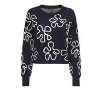 ONLY Onlmontana LS Jq O-Neck CC Knt, Cielo Notturno, M Donna