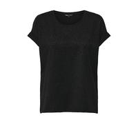 ONLY Onlmoster Glitter S/S Top Jrs, Nero, L