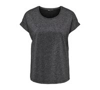 ONLY Onlmoster Glitter S/S Top Jrs, Nero, M