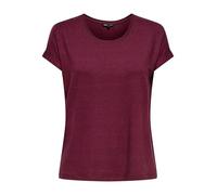 ONLY Onlmoster S/S O-Neck Noos Jrs Top con Scollo A O Normale E Maniche Corte, Bordeaux, XL Donna