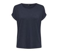 ONLY Onlmoster S/s O-Neck Top Noos Jrs, T-Shirt Donna, Blu (Navy Blazer), 42 (Taglia Produttore: X-Large)
