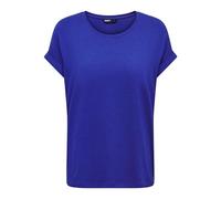 Only - Top girocollo a maniche corte blu acceso 34