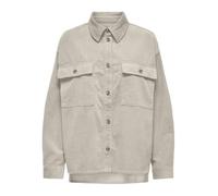 ONLY ONLMoxie Boxy - Camicia da donna in velluto a coste, farina d'avena, S