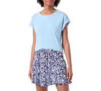 ONLY Onlnala Life Skort Wvn Noos, Gonna con Pantaloni Donna, Bellwether Blue/AOP: Rikke White Tile, XS