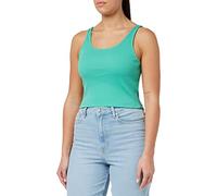 ONLY Onlnessa - Gilet Corto da Donna, Taglia S/L, Verde Marino., L