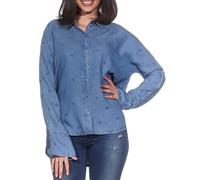 ONLY Onlnew Grace Charis Life LS Shirt CC Wvn Camicia da Donna, Denim Blu Medio. Dettagli: Cielo Notturno, M