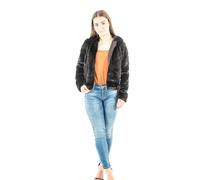 ONLY Onlnewchris Fur Hooded Jacket CC Otw Giacca, Nero, S Donna