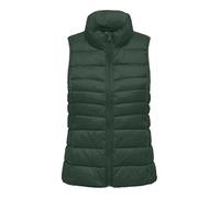 ONLY Onlnewclaire Quilted Waistcoat Otw Noos Cappotto, Sycamore/Dettaglio: tonalità Pipping in Tono, S Donna