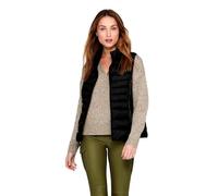 ONLY ONLNEWCLAIRE Quilted Waistcoat Otw Noos Giubbotto, Black/Detail:Pipping Tone in Tone, XL Donna