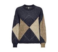 ONLY Onlnoeme Jq LS Life O-Neck Knt, Cielo Notturno, M Donna