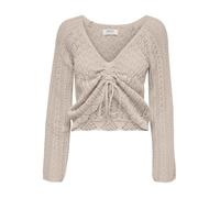 Only Onlnola L/S Ruching Pullover Ex Knt Maglione Lavorato a Maglia Donna
