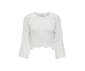 Only ONLNOLA Life 3/4 Pullover Knt Noos, Pullover da Donna, Cloud Dancer, S