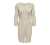 ONLY Onlnola Life-Abito a 3/4 Ex Knt Lavorato a Magli, Grigio, XXS Donna